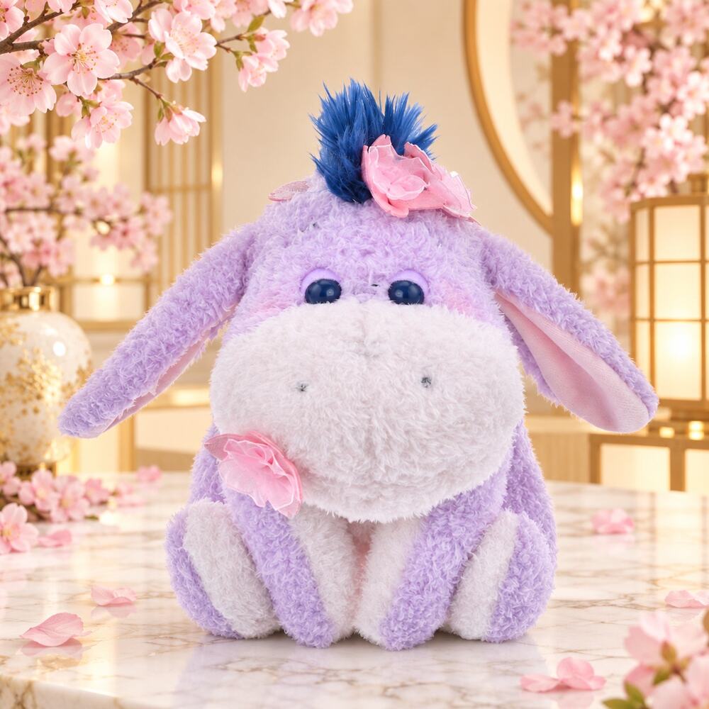 Disney Eeyore Sakura Plush Japan 7" Winnie the Pooh Cherry Blossom 2026